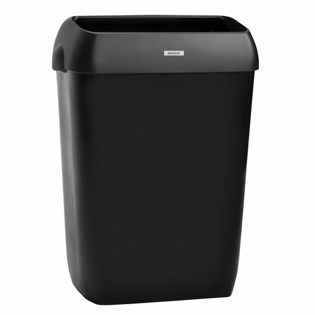 Abfall bin Katrin 92285 50Liter schwarz | 2 Stücke
