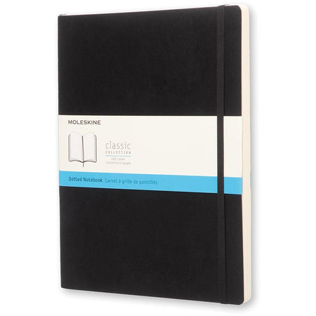 Moleskine - Notizbuch, ft 19 x 25 cm, Punktraster, flexibler Einband, 192 Seiten, schwarz