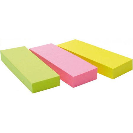 Post-it-Notiz-Marker, ft 25 x 76 mm, Blister mit 3 x 100 Blatt, farbig sortiert