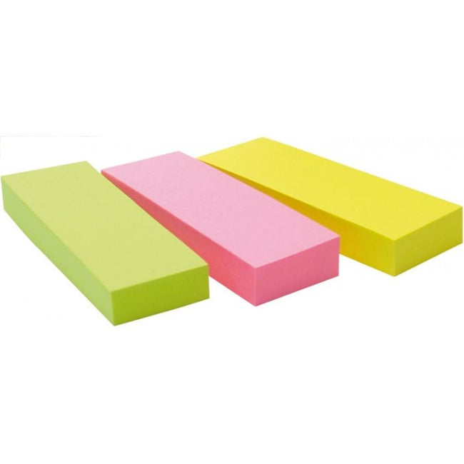 Post-it-Notiz-Marker, ft 25 x 76 mm, Blister mit 3 x 100 Blatt, farbig sortiert