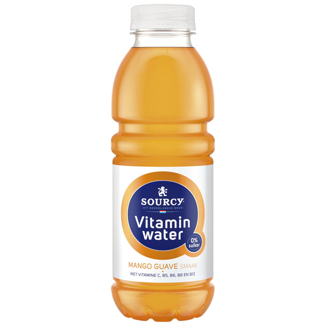 Sourcy - Wasser Vitamin Mango/Guave Flasche 500ml | 6 Stück