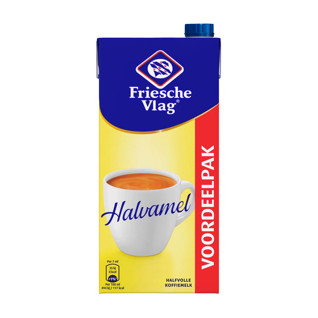 Friesische Flagge - Kaffeemilch Halbvamel 930ml