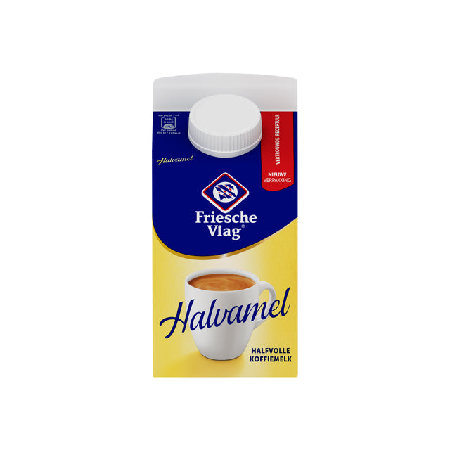 Friesische Flagge - Kaffeemilch Halvamel 455ml | 18 Stück