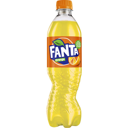 Fanta - Erfrischungsgetränk orange PET-Flasche 500ml | 12 Stück