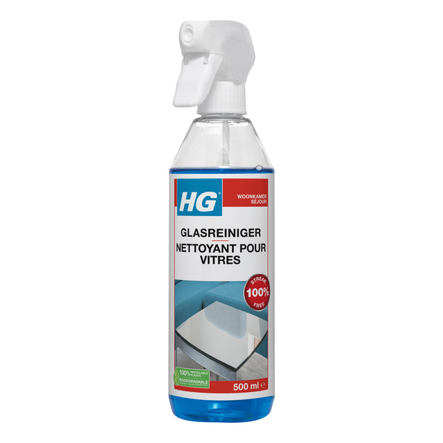 HG – Glasreiniger und Spiegelspray 500 ml