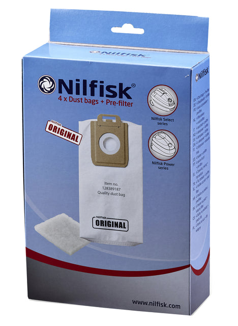 Staubsaugerreiniger Beutel NILFISK SELECT 4 Teile