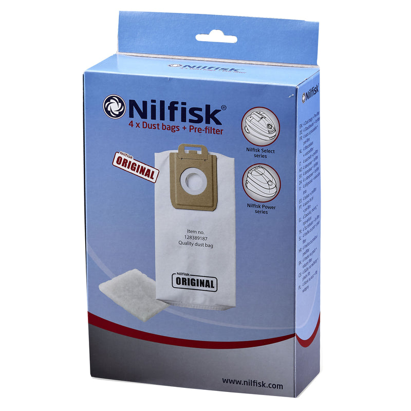 Nilfisk - Staubsaugerbeutel Select 4 Stück