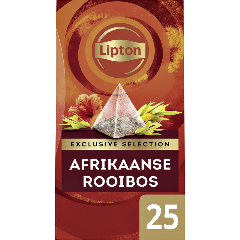 Lipton - Tee Exklusiver afrikanischer Rooibos 25x2gr | 6 Stück