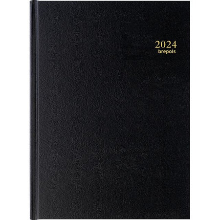 Brepols - Agenda 2026 Bremax Santex A4 1 Tag/1 Seite 4 Spalten schwarz