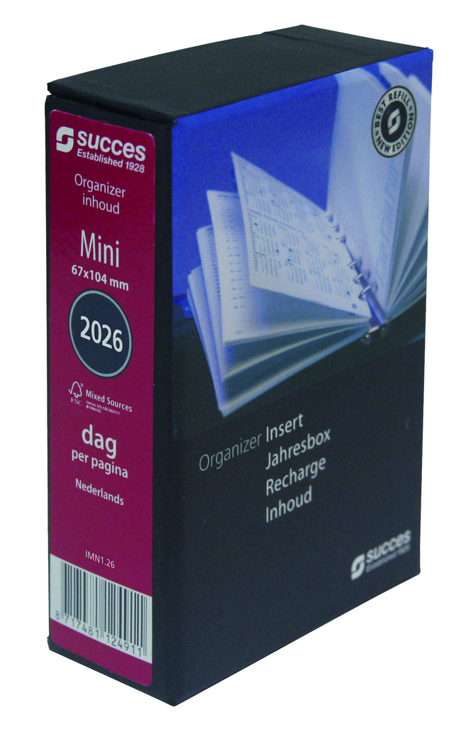 Success - Tagebuchfüllung 2026 Mini 1 Tag/1 Seite