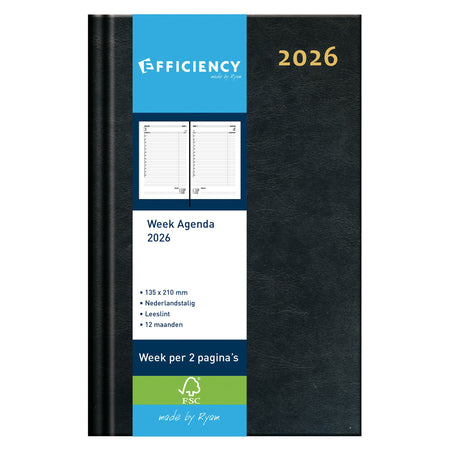 Ryam - Agenda 2026 Effizienz Baladek 7d/2p schwarz