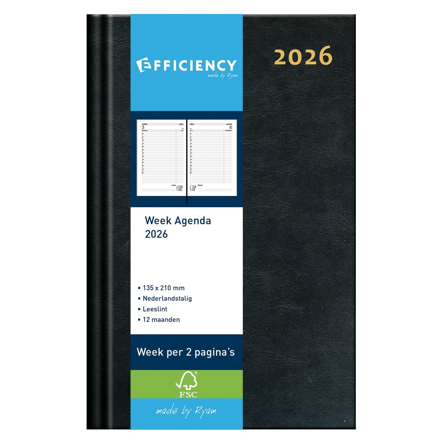 Ryam -  Agenda 2027  efficiency baladek 7d/2p zwart