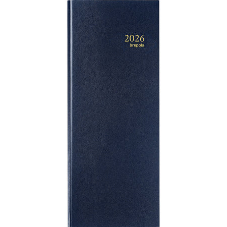 Brepols - Agenda 2026 Saturn Lima 1 Tag/1 Seite blau