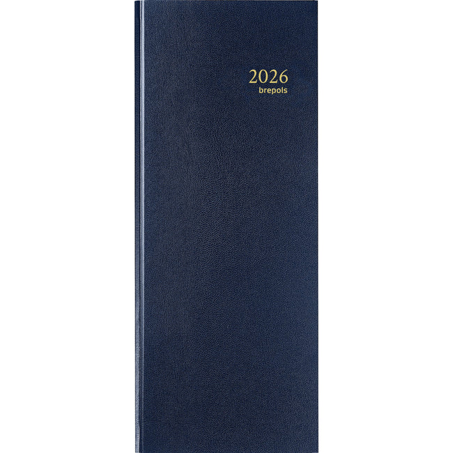Brepols - Agenda 2026 Saturn Lima 1 Tag/1 Seite blau