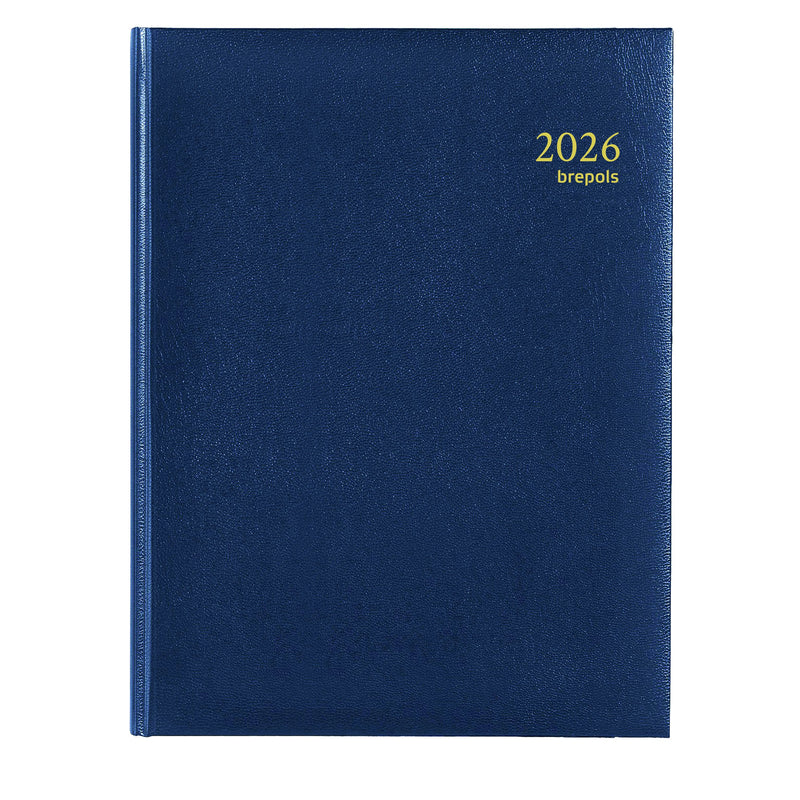 Brepols - Agenda 2026 Botschafter Lima 1 Tag/1 Seite blau