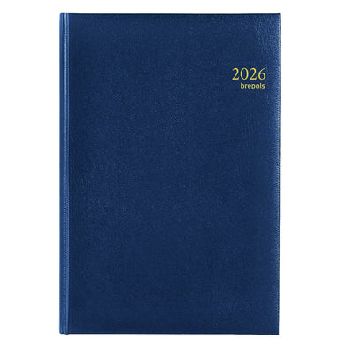 Brepols - Agenda 2026 Omega Lima 7 Tage/2 Seiten blau