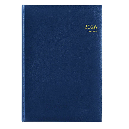 Brepols - Agenda 2026 Omega Lima 7 Tage/2 Seiten blau