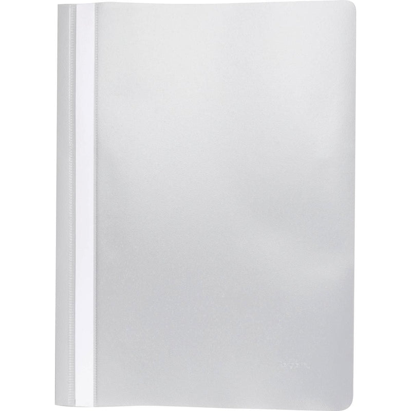 Pergamy - Schnellfix-Ordner, ft A4, PP, 5er-Pack, grau