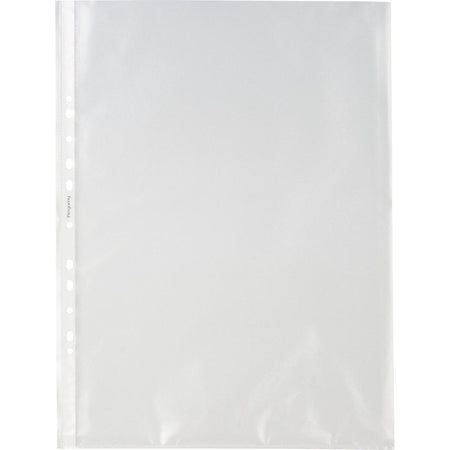 Pergamy - perforierte Ausstellungstasche, ft A3 hoch, 11-Loch-Perforation, genarbtes PP, Packung à 100 Stück