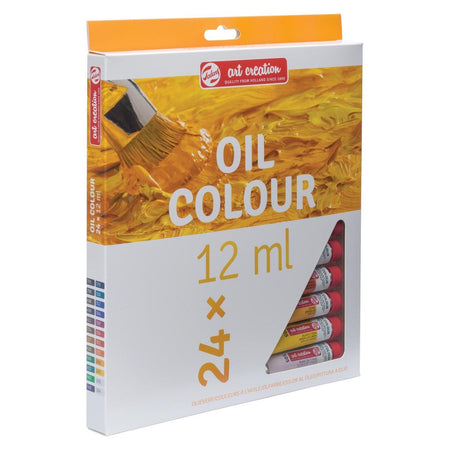 Talens Art Creation – Art Creation Ölfarbentube mit 12 ml, Set mit 24 Tuben in verschiedenen Farben