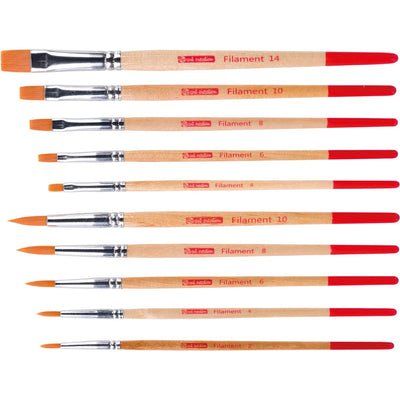 Talens Art Creation – Art Creation Aquarellpinsel aus Polyester, sortiert, Set mit 10 Pinseln