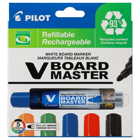 Pilot - Whiteboardmarker Begreen rund mittel sortiert 5 Stück
