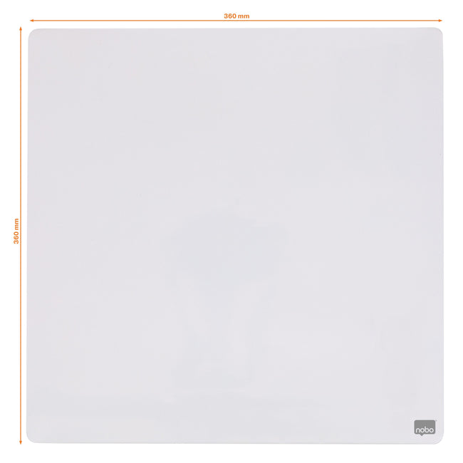Nobo - Whiteboard-Fliese 36x36cm weiß magnetisch | 8 Stück