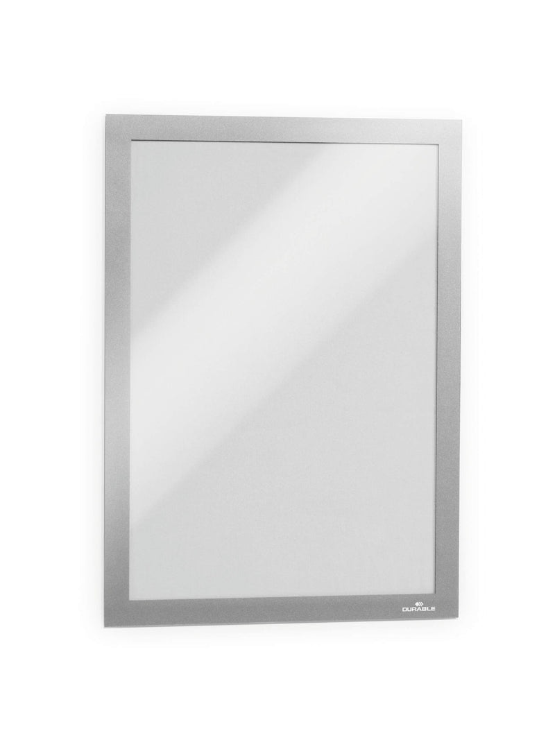 Langlebig - Duraframe 487223 A4 silbergrau 2 Stück