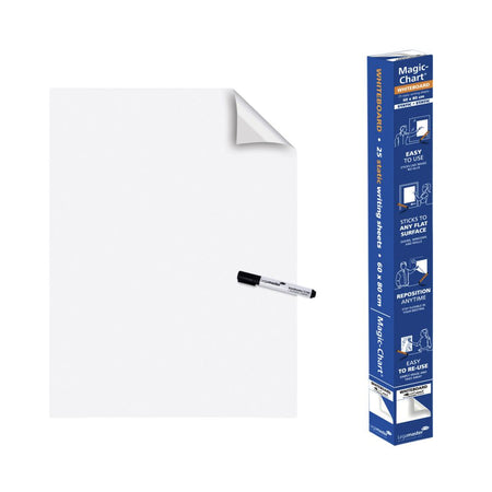 Legamaster - Magic-Chart Whiteboard 600x800mm weiß 25 Blatt | 4 Stück