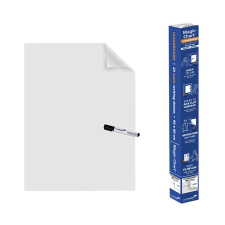 Legamaster - Magic-Chart Whiteboard 600x800mm transparent 25 Blatt