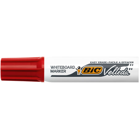Bic - Whiteboardmarker Velleda 1781 diagonal groß rot | 12 Stück