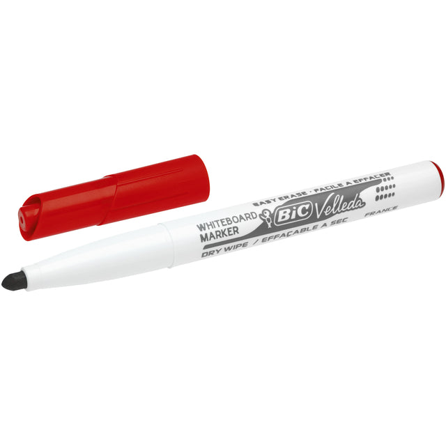 Bic - Whiteboardmarker Velleda 1741 rund mittelrot | 12 Stück