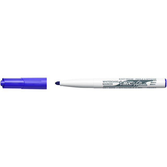 Bic - Whiteboardmarker Velleda 1741 rund mittelblau | 12 Stück