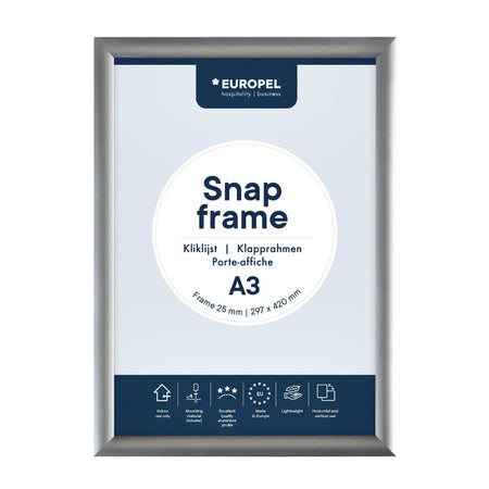 Europel - Klapprahmenfolie A3 25mm | 10 Stück