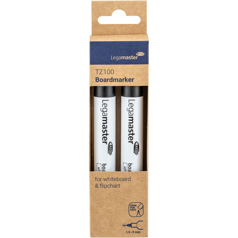 Legamaster – Whiteboard-Marker tz100 2 mm 2 Stück schwarz