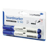 Legamaster – Whiteboard-Marker TZ 100 rund 1,5–3 mm, blau, Blister mit 2 Stück