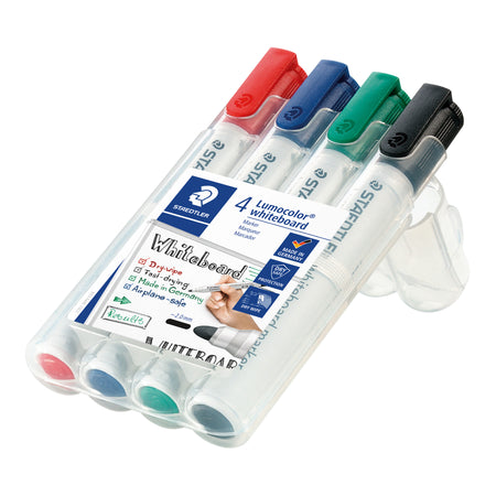 Staedtler - Whiteboardmarker Lumocolor 351 Set à 4 Stück Standard sortiert