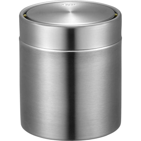 Eko - Abfallbehälter Fandy Tischmodell mit Schwingdeckel 1,5 Liter Edelstahl