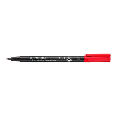 Staedtler - Filzstift Lumocolor 313 permanent S rot