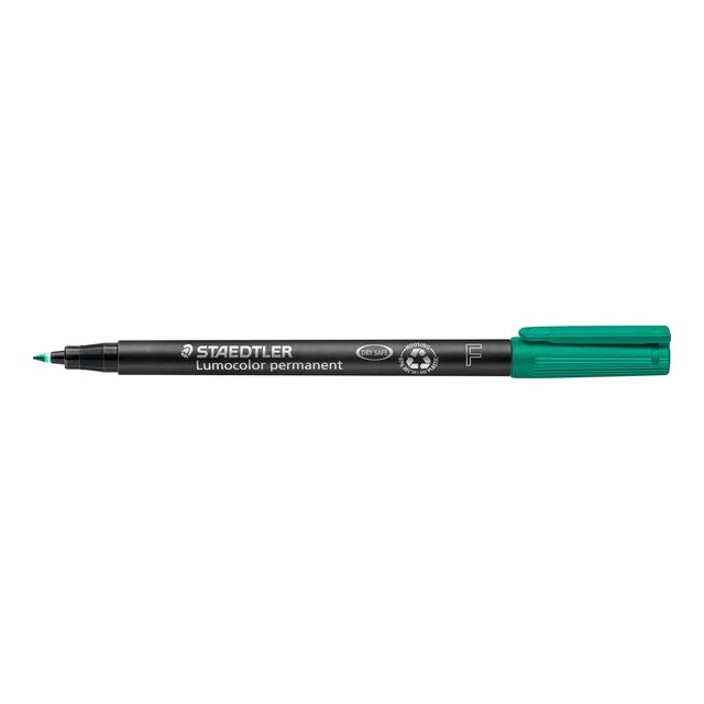 Staedtler - Filzstift Lumocolor 318 permanent F grün