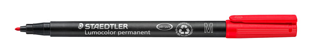 Staedtler - Filzstift Lumocolor 317 permanent M rot | 10 Stück