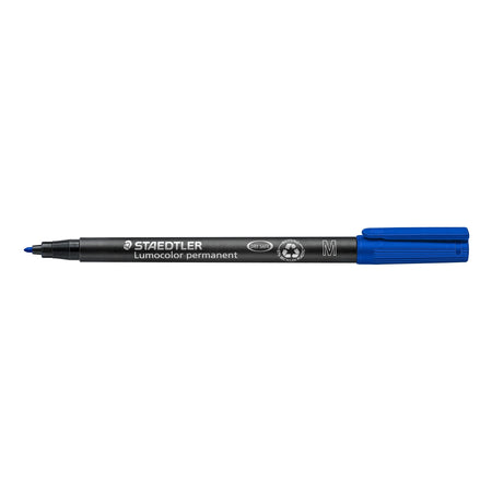Staedtler - Filzstift Lumocolor 317 permanent M blau