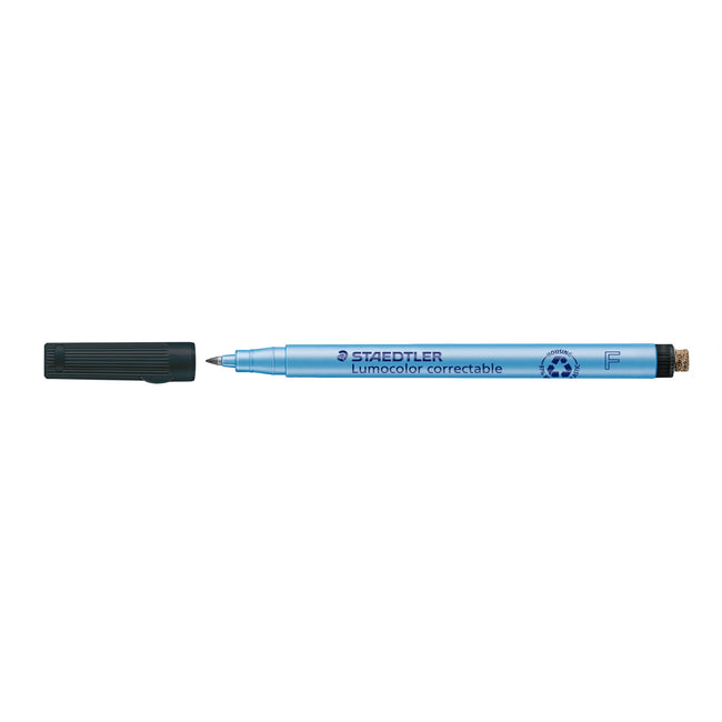 Staedtler - Filzstift Lumocolor 305 non permanent korrigierbar F schwarz