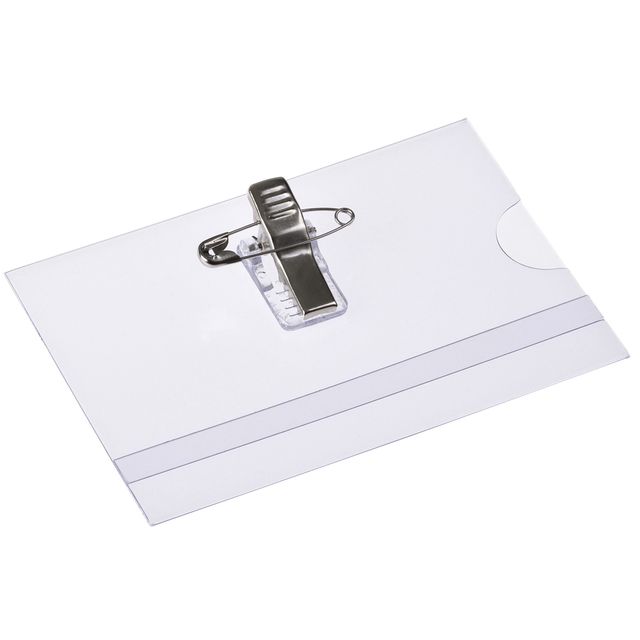 Europel - Abzeichenschäler mit Clip und Nadel 90x60mm | 24 Stück