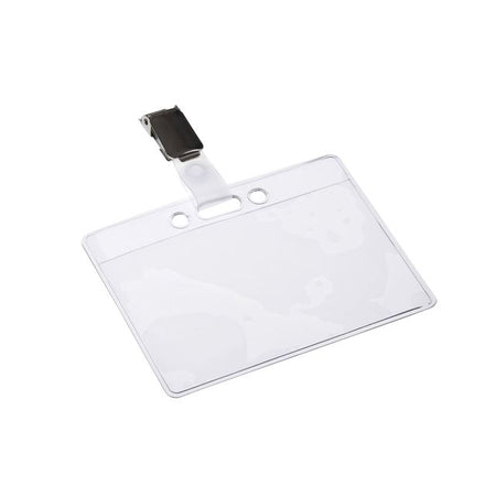 Europel - Abzeichenschäler mit Streifen und Clip 90x60mm | 24 Stück