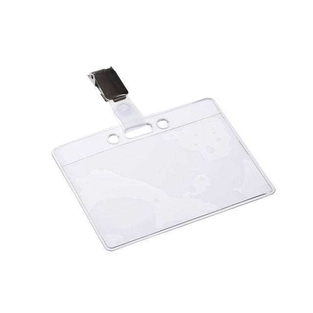 Europel - Abzeichenschäler mit Streifen und Clip 90x60mm | 24 Stück