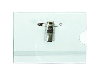 Quantore - Abzeichen mit Clip und Pin 60x90mm | 24 Stück