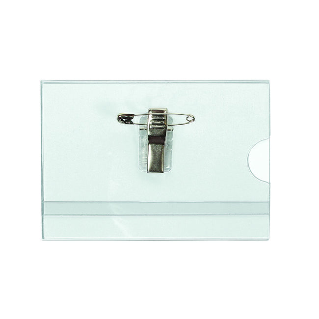 Quantore - Abzeichen mit Clip und Pin 60x90mm | 24 Stück