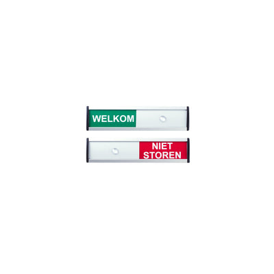 Posta - Hinweisschild Willkommen/Bitte nicht stören 125x30mm