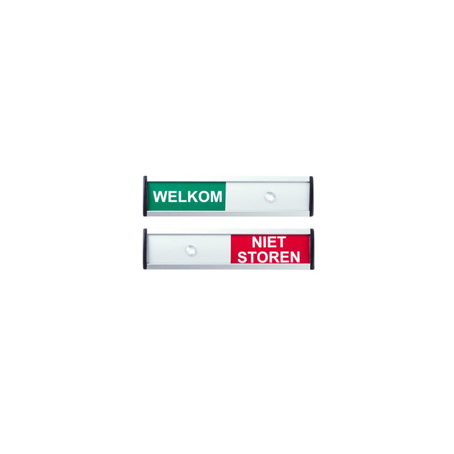 Posta - Hinweisschild Willkommen/Bitte nicht stören 125x30mm